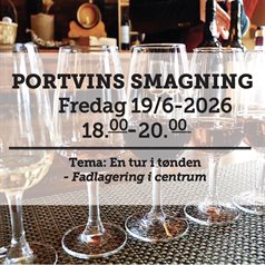 Portvinsinsmagning fredag d. 19 Juni 2026 - slikforvoksne.dk
